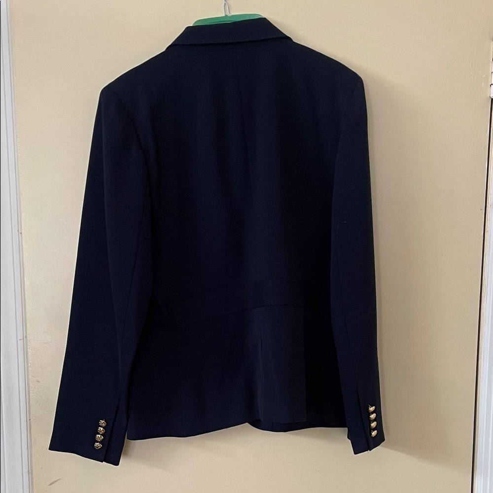 Ralph Lauren Navy Blazer with Embroidered Crest and Gold Buttons - Picture 6 of 6